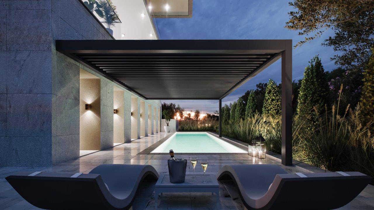 Bioclimatic Louvre Pergola Image 11